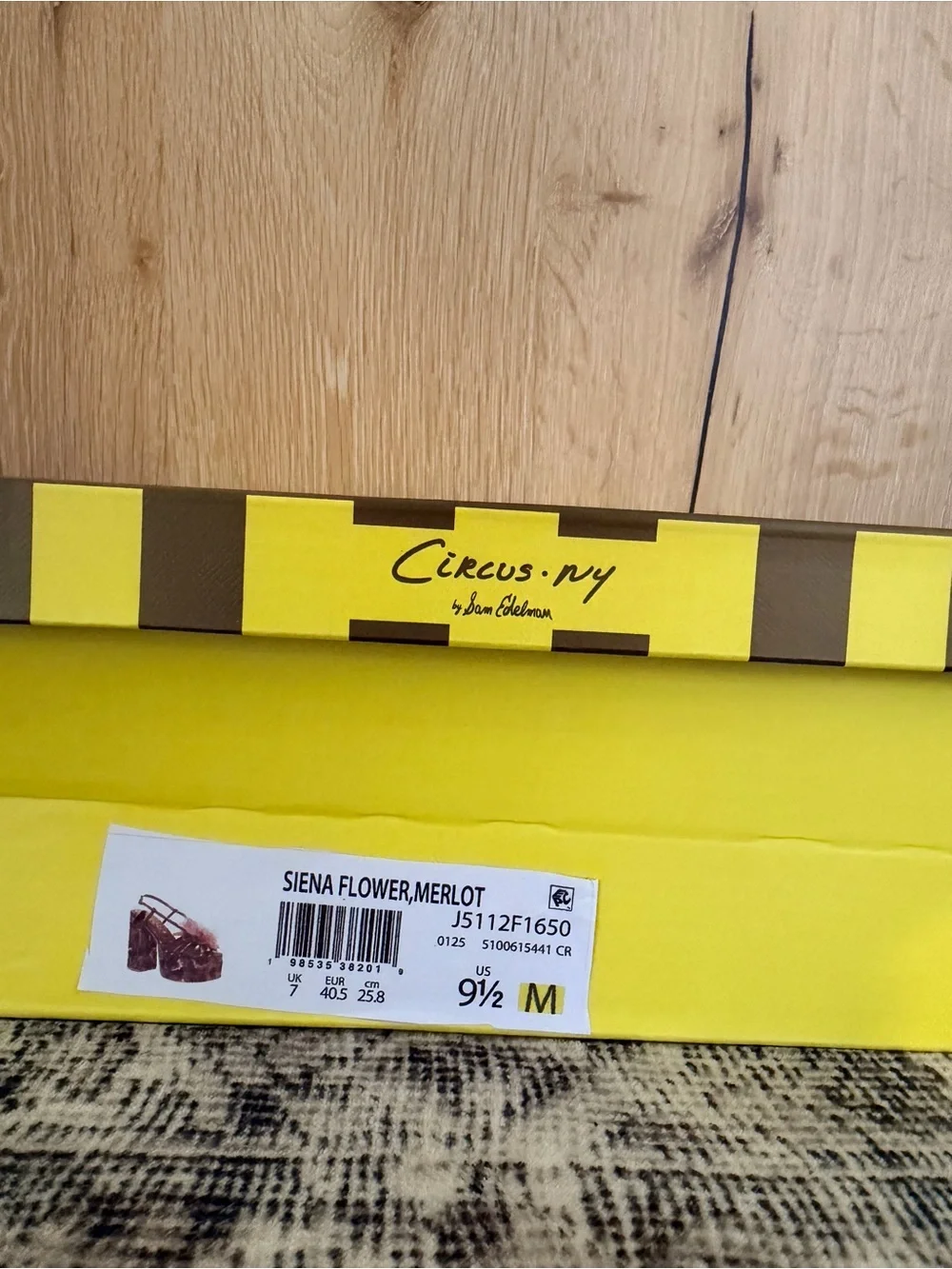 Circus NY by Sam Edelman…Sienna Flower, Merlot.  NEW, Sz 9.5